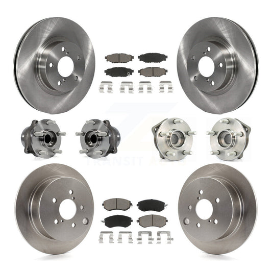 [Avant + Arrière] Kit d'ensemble roulement de roue et moyeu pour 2012-2013 Subaru Impreza Limited Base Premium KBB-119024