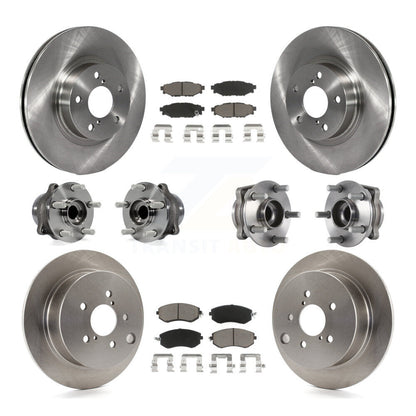 [Avant + Arrière] Kit d'ensemble roulement de roue et moyeu pour Subaru Impreza KBB-119032