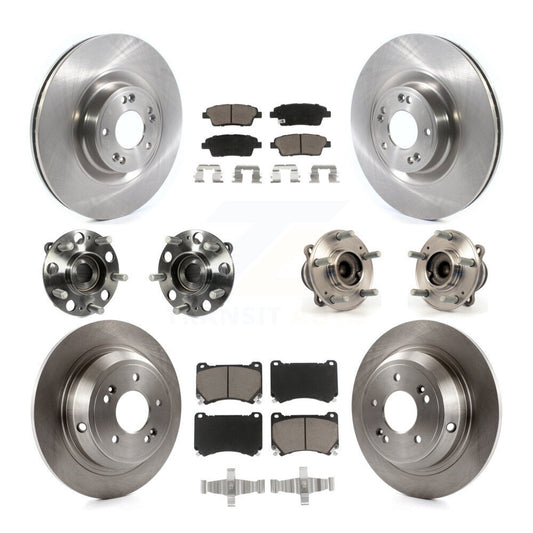 [Avant + Arrière] Kit d'ensemble roulement de roue et moyeu pour 2012-2014 Hyundai Genesis 5.0L KBB-119035