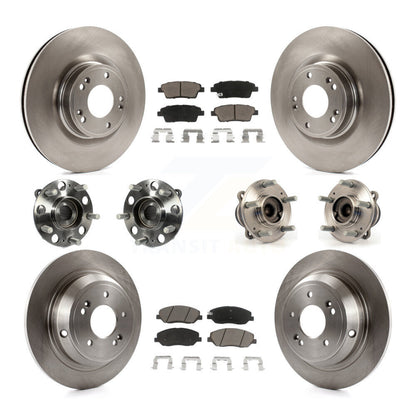 [Avant + Arrière] Kit d'ensemble roulement de roue et moyeu pour Hyundai Genesis 3.8L KBB-119036