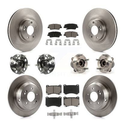 [Avant + Arrière] Kit d'ensemble roulement de roue et moyeu pour Hyundai Genesis 4.6L KBB-119037