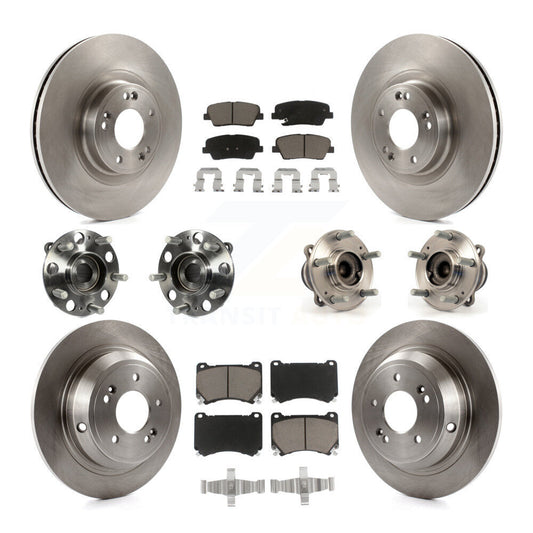 [Avant + Arrière] Kit d'ensemble roulement de roue et moyeu pour Hyundai Genesis 4.6L KBB-119037