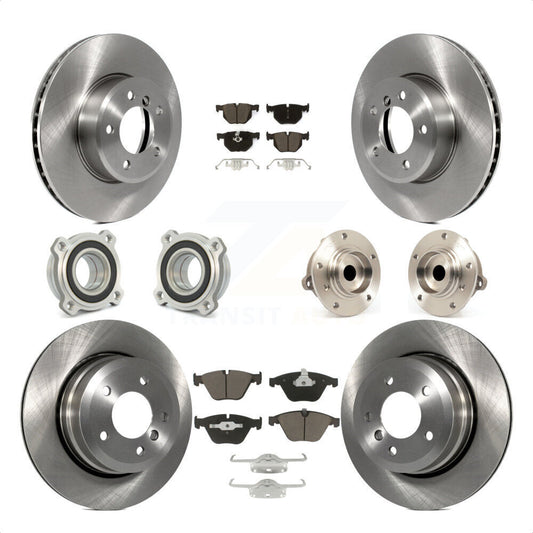 [Avant + Arrière] Kit d'ensemble roulement de roue et moyeu pour 2010 BMW 528i KBB-119040 par Transit Auto