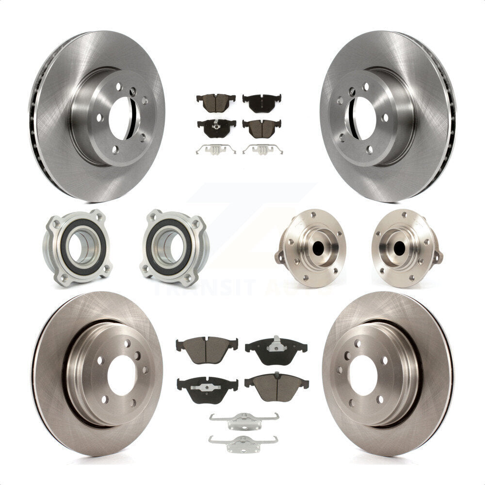 [Avant + Arrière] Kit d'ensemble roulement de roue et moyeu pour BMW 530i 525i 528i KBB-119041 par Transit Auto