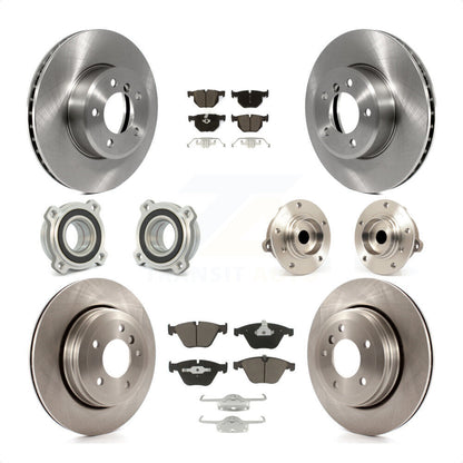 [Avant + Arrière] Kit d'ensemble roulement de roue et moyeu pour BMW 530i 525i 528i KBB-119041 par Transit Auto