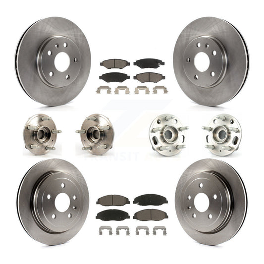 [Avant + Arrière] Kit d'ensemble roulement de roue et moyeu pour Cadillac CTS sans Heavy Duty Brakes KBB-119042