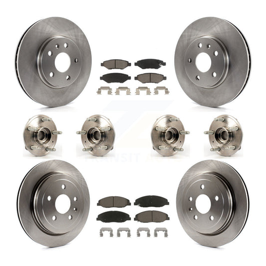 [Avant + Arrière] Kit d'ensemble roulement de roue et moyeu pour Cadillac CTS sans Heavy Duty Brakes KBB-119043