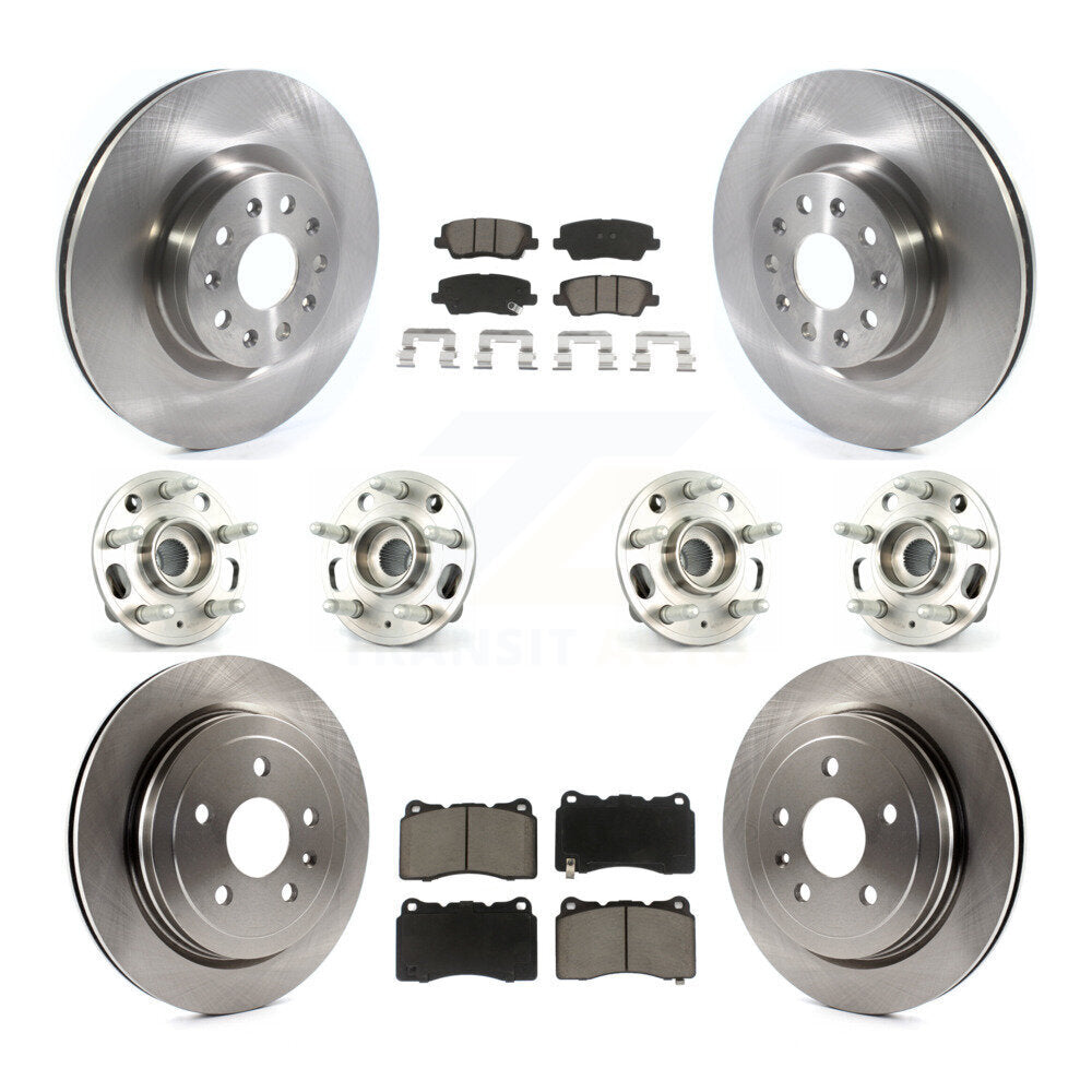 [Avant + Arrière] Kit d'ensemble roulement de roue et moyeu pour Cadillac CTS avec 18" Factory Wheels KBB-119044