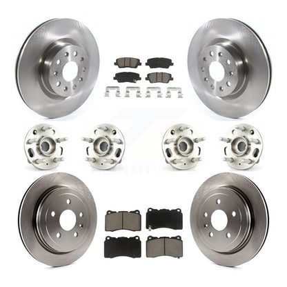 [Avant + Arrière] Kit d'ensemble roulement de roue et moyeu pour Cadillac CTS avec 18" Factory Wheels KBB-119044