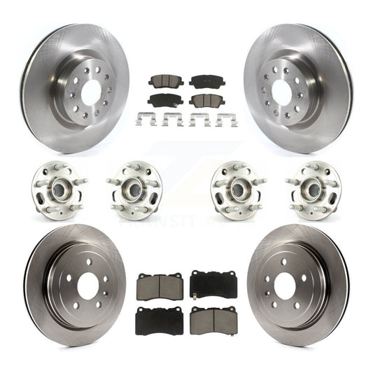 [Avant + Arrière] Kit d'ensemble roulement de roue et moyeu pour Cadillac CTS avec 18" Factory Wheels KBB-119044