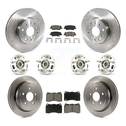 [Avant + Arrière] Kit d'ensemble roulement de roue et moyeu pour Cadillac CTS avec 17" Factory Wheels KBB-119045