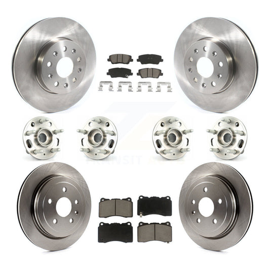 [Avant + Arrière] Kit d'ensemble roulement de roue et moyeu pour Cadillac CTS avec 17" Factory Wheels KBB-119045