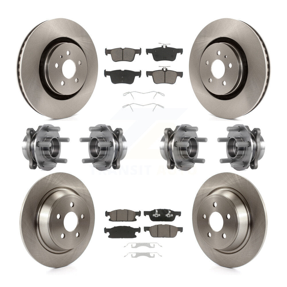 [Avant + Arrière] Kit d'ensemble roulement de roue et moyeu pour Ford Edge Lincoln MKX AWD KBB-119050