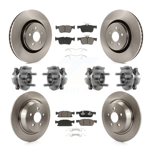 [Avant + Arrière] Kit d'ensemble roulement de roue et moyeu pour Ford Edge Lincoln MKX AWD KBB-119050