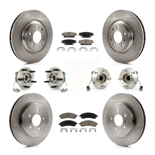 [Avant + Arrière] Kit d'ensemble roulement de roue et moyeu pour 2006-2007 Cadillac CTS Base avec Sport Suspension KBB-119054