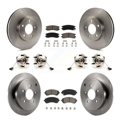 [Avant + Arrière] Kit d'ensemble roulement de roue et moyeu pour Buick Rendezvous Chevrolet Venture Pontiac Montana Aztek Oldsmobile Silhouette KBB-119059