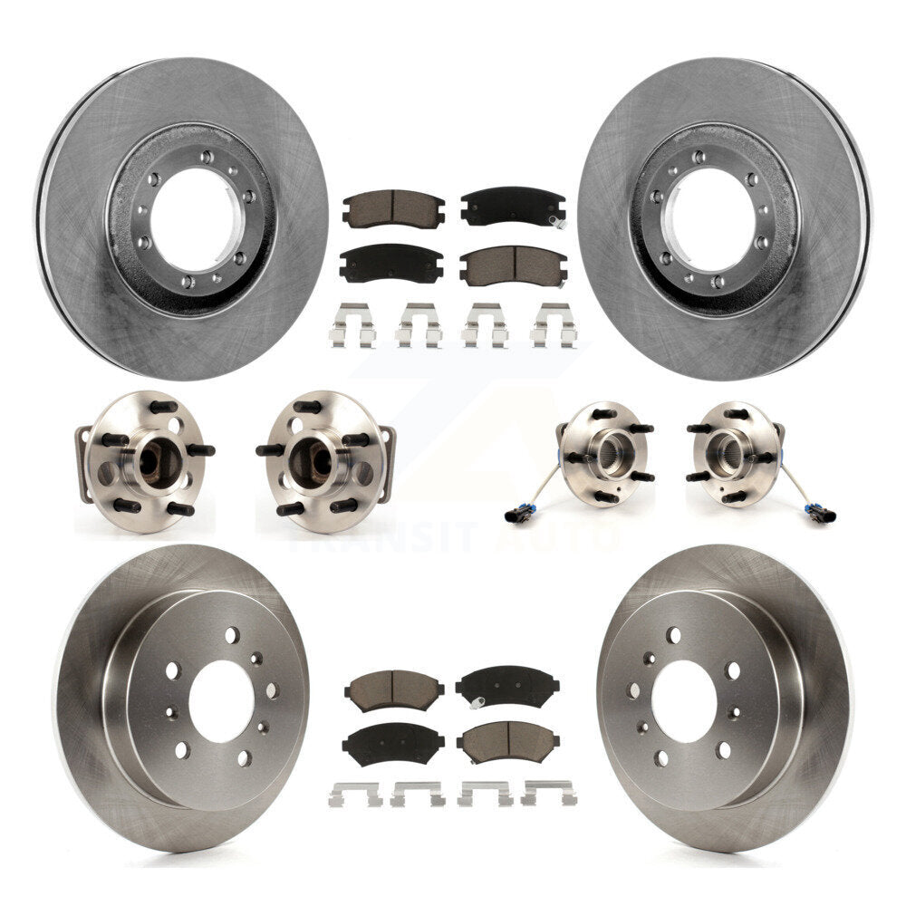[Avant + Arrière] Kit d'ensemble roulement de roue et moyeu pour Pontiac Buick Grand Prix Chevrolet Venture Regal Century Oldsmobile Intrigue Montana Trans Sport KBB-119061