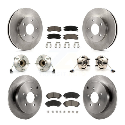 [Avant + Arrière] Kit d'ensemble roulement de roue et moyeu pour Buick Rendezvous KBB-119064