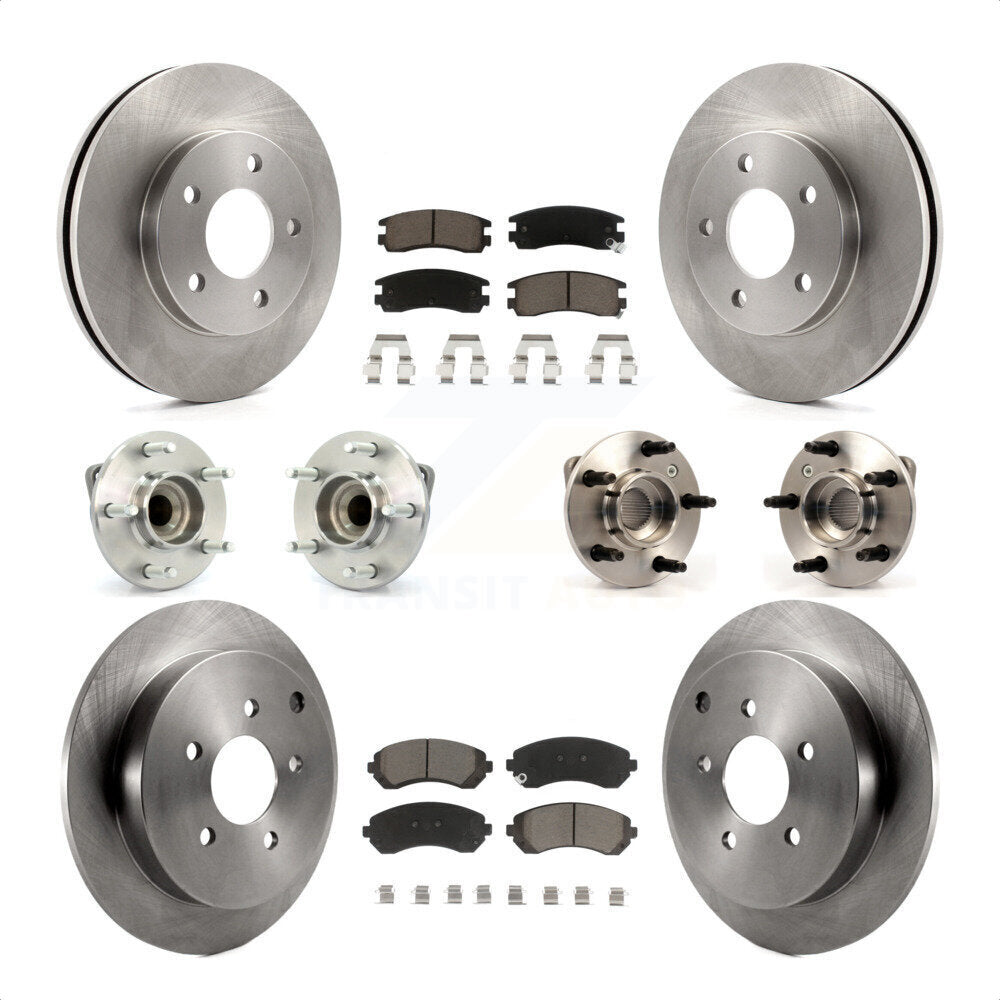 [Avant + Arrière] Kit d'ensemble roulement de roue et moyeu pour Buick Rendezvous KBB-119065 par Transit Auto