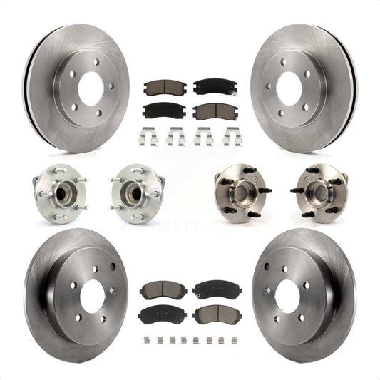 [Avant + Arrière] Kit d'ensemble roulement de roue et moyeu pour Buick Rendezvous KBB-119065 par Transit Auto