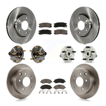 [Avant + Arrière] Kit d'ensemble roulement de roue et moyeu pour 2010-2012 Mitsubishi Galant KBB-119066