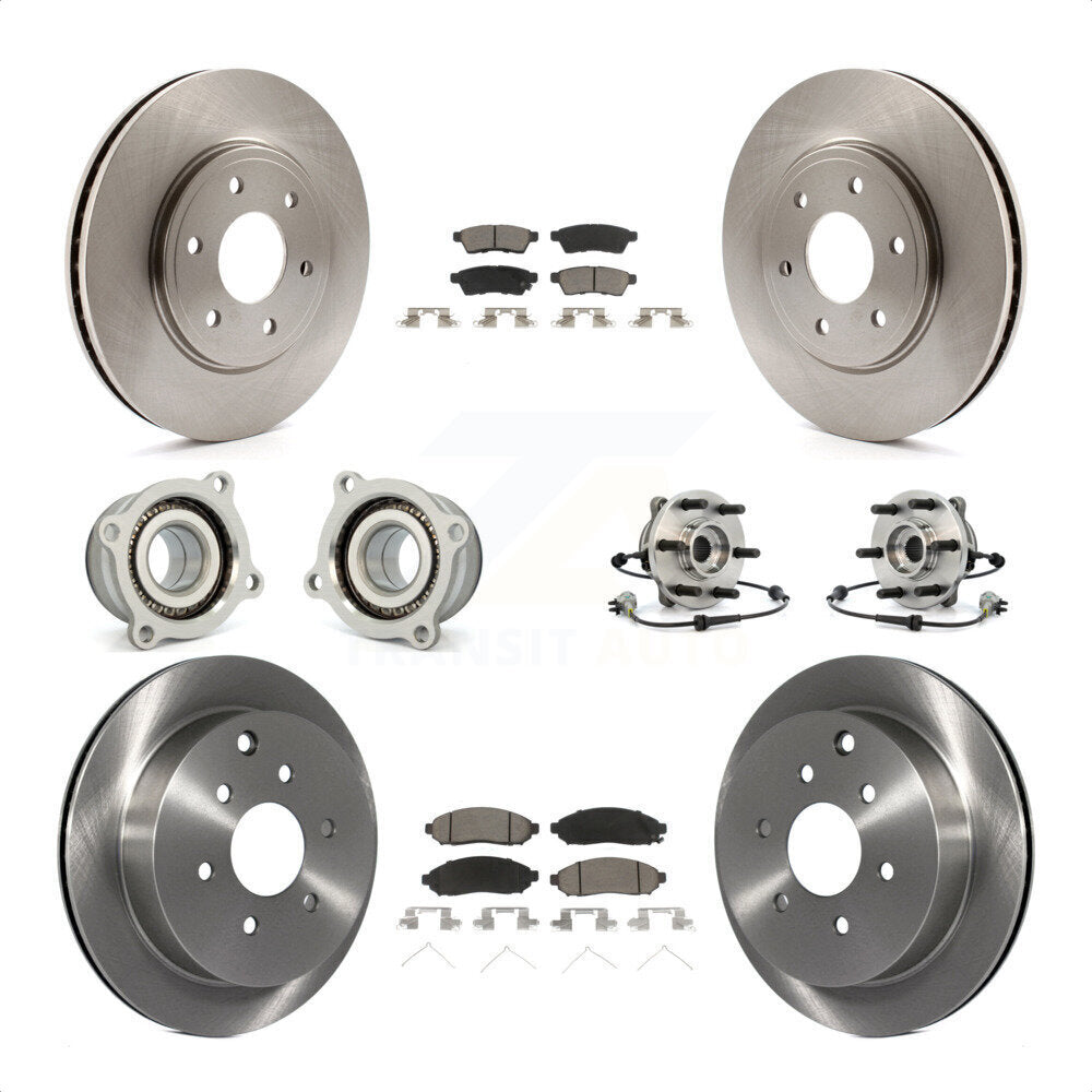 [Avant + Arrière] Kit d'ensemble roulement de roue et moyeu pour Nissan Frontier KBB-119070 par Transit Auto