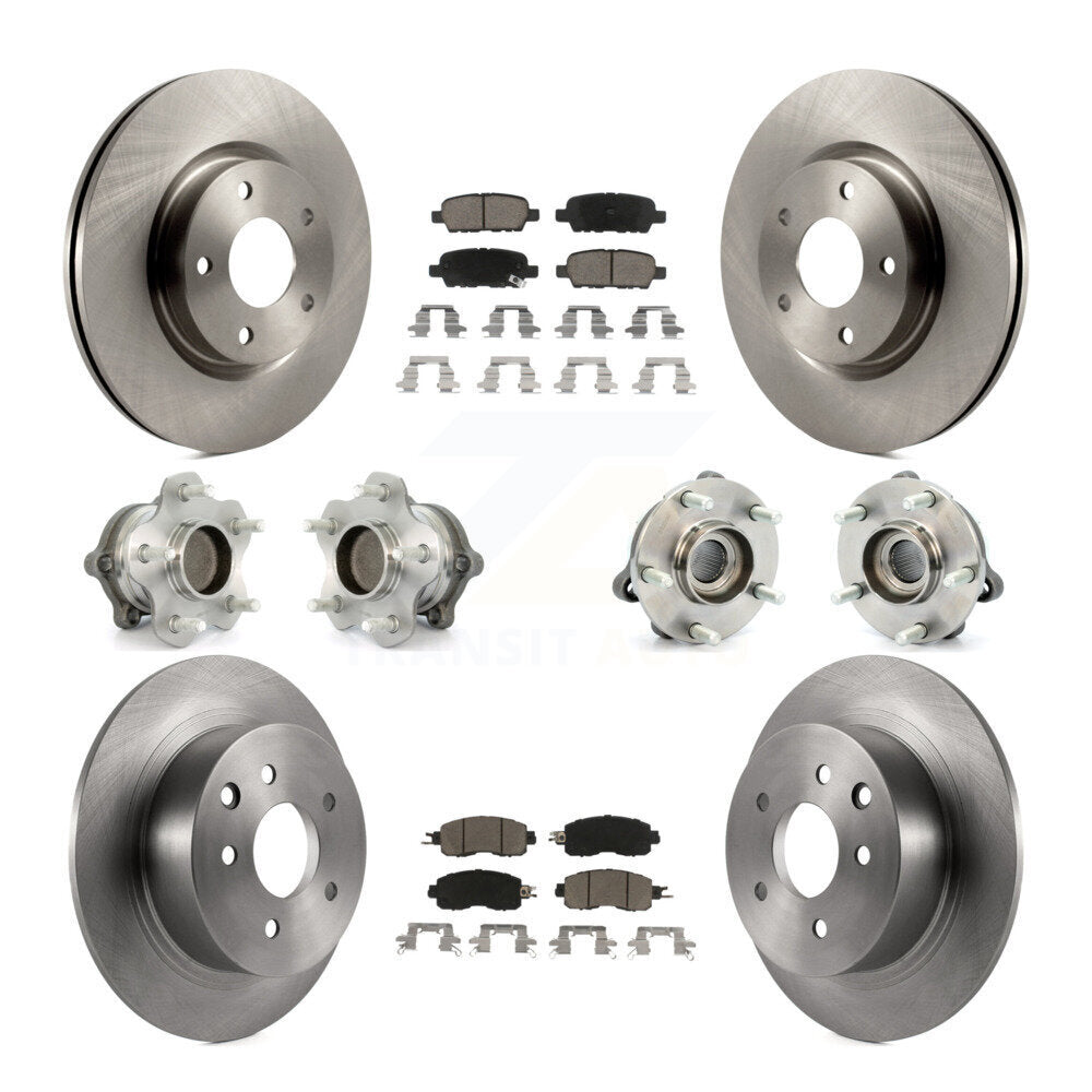 [Avant + Arrière] Kit d'ensemble roulement de roue et moyeu pour Nissan Altima KBB-119080