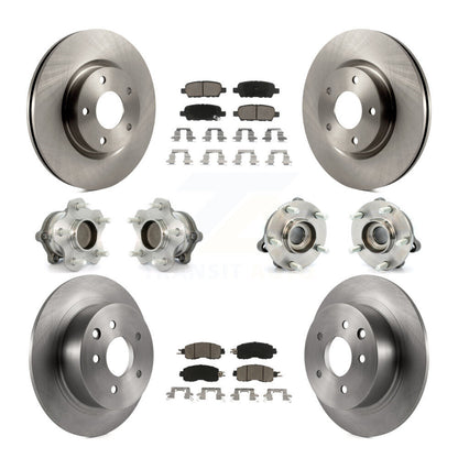 [Avant + Arrière] Kit d'ensemble roulement de roue et moyeu pour Nissan Altima KBB-119080