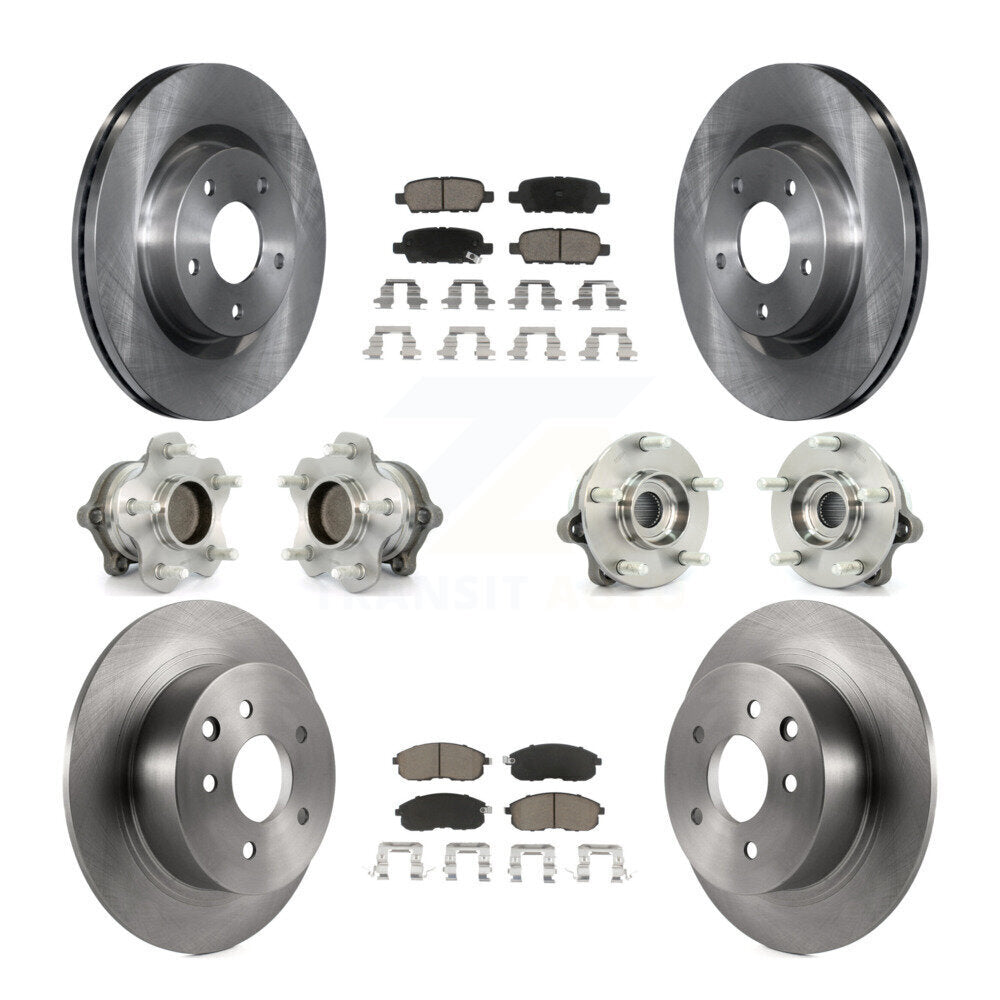 [Avant + Arrière] Kit d'ensemble roulement de roue et moyeu pour Nissan Altima KBB-119081