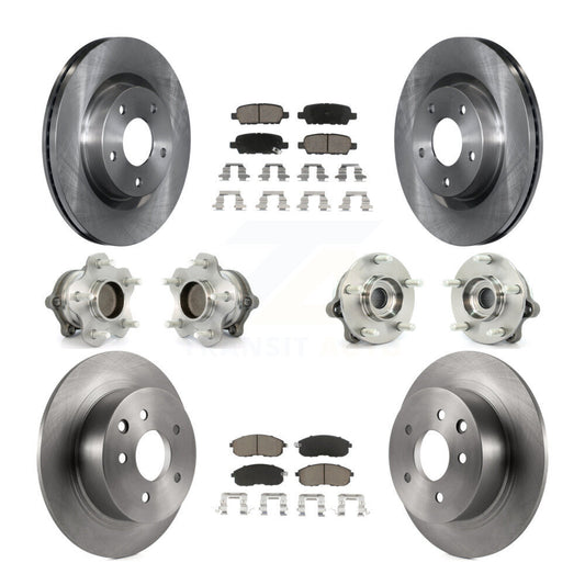 [Avant + Arrière] Kit d'ensemble roulement de roue et moyeu pour Nissan Altima KBB-119081