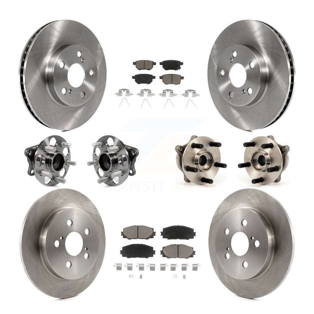 [Avant + Arrière] Kit d'ensemble roulement de roue et moyeu pour Toyota Prius Plug-In KBB-119083