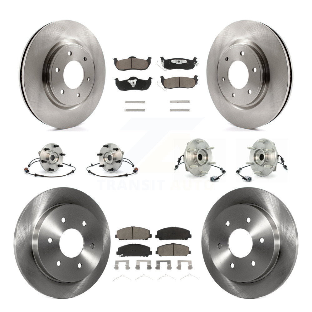 [Avant + Arrière] Kit d'ensemble roulement de roue et moyeu pour 2007 INFINITI QX56 From 04 07 KBB-119093