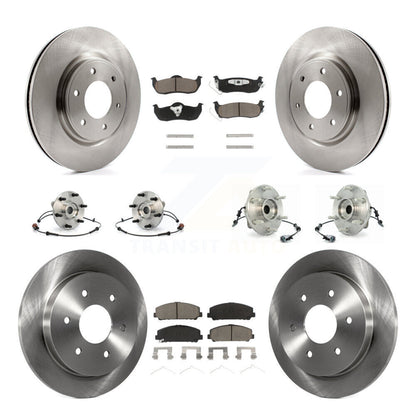 [Avant + Arrière] Kit d'ensemble roulement de roue et moyeu pour 2007 INFINITI QX56 From 04 07 KBB-119093