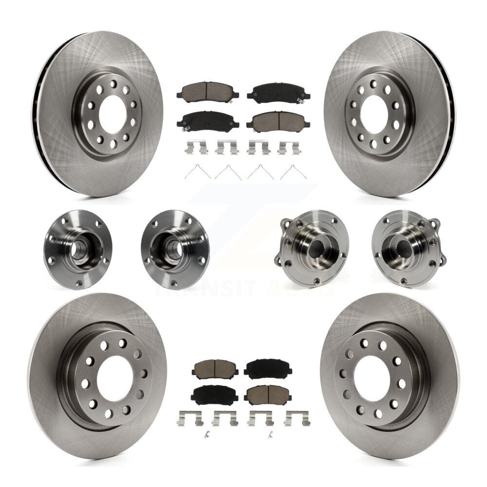 [Avant + Arrière] Kit d'ensemble roulement de roue et moyeu pour 2013-2016 Dodge Dart KBB-119095