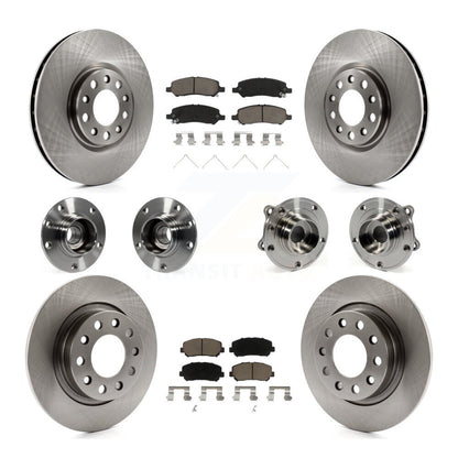 [Avant + Arrière] Kit d'ensemble roulement de roue et moyeu pour 2013-2016 Dodge Dart KBB-119095