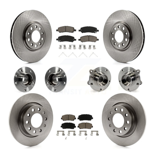 [Avant + Arrière] Kit d'ensemble roulement de roue et moyeu pour 2013-2016 Dodge Dart KBB-119095
