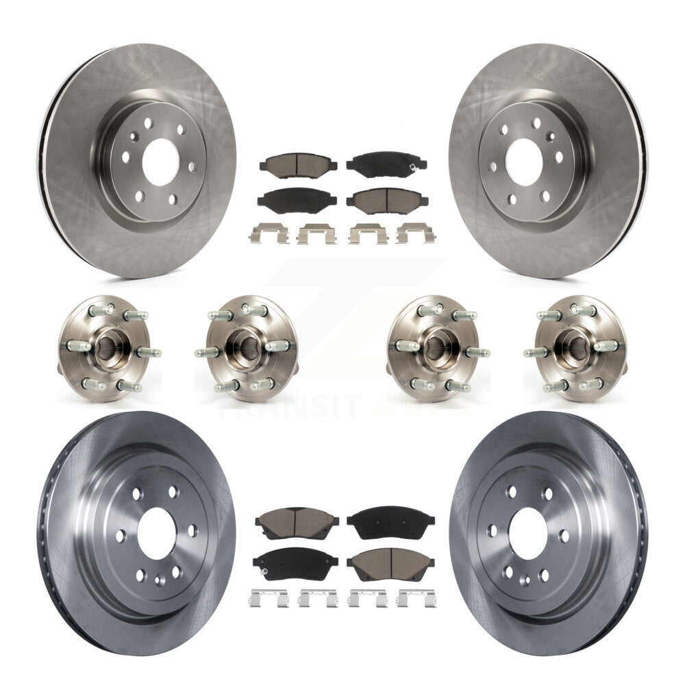 [Avant + Arrière] Kit d'ensemble roulement de roue et moyeu pour Cadillac SRX Saab 9-4X KBB-119096