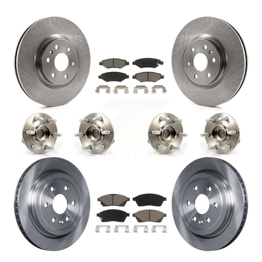 [Avant + Arrière] Kit d'ensemble roulement de roue et moyeu pour Cadillac SRX Saab 9-4X KBB-119096