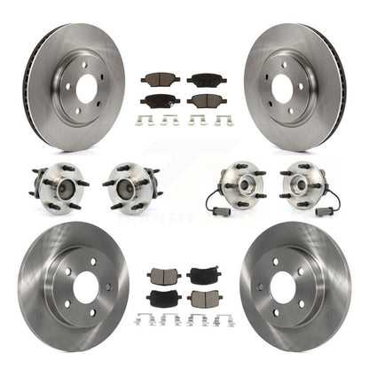 [Avant + Arrière] Kit d'ensemble roulement de roue et moyeu pour Chevrolet Cobalt Saturn Ion avec 5 Lug Wheels KBB-119098