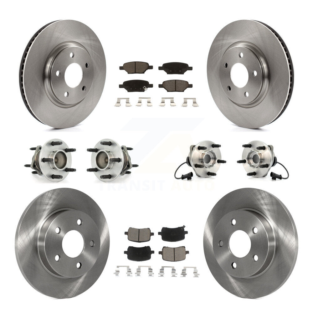 [Avant + Arrière] Kit d'ensemble roulement de roue et moyeu pour Chevrolet Malibu HHR Pontiac G6 KBB-119100