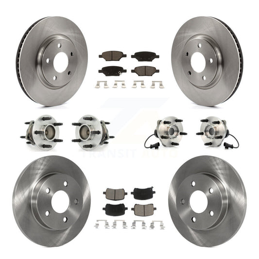 [Avant + Arrière] Kit d'ensemble roulement de roue et moyeu pour Chevrolet Malibu HHR Pontiac G6 KBB-119100