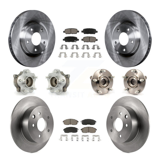 [Avant + Arrière] Kit d'ensemble roulement de roue et moyeu pour 2007-2012 Nissan Sentra SE-R avec 2.5L KBB-119110