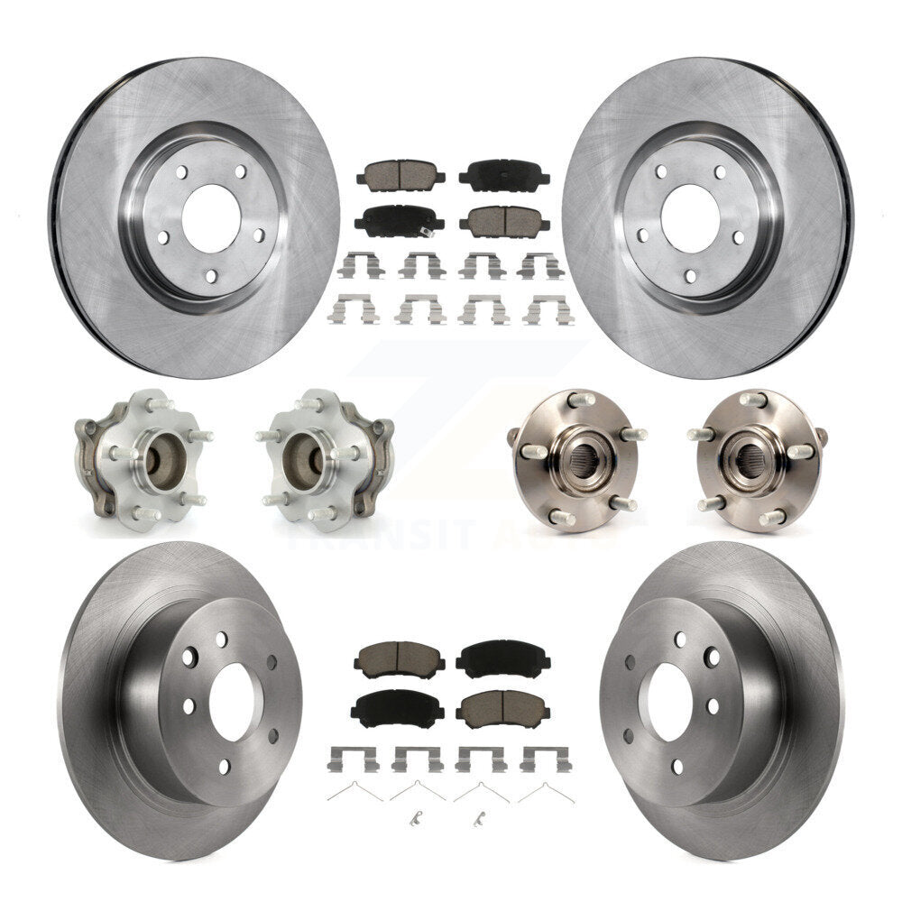 [Avant + Arrière] Kit d'ensemble roulement de roue et moyeu pour 2007-2012 Nissan Sentra SE-R Spec V avec 2.5L KBB-119111