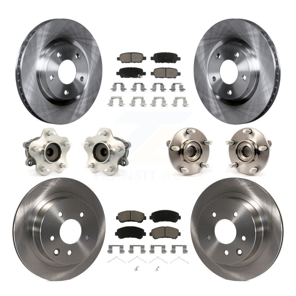 [Avant + Arrière] Kit d'ensemble roulement de roue et moyeu pour Nissan Rogue Select FWD KBB-119112