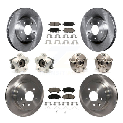 [Avant + Arrière] Kit d'ensemble roulement de roue et moyeu pour Nissan Rogue Select FWD KBB-119112