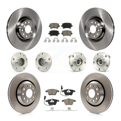 [Avant + Arrière] Kit d'ensemble roulement de roue et moyeu pour Volkswagen Passat CC Golf R KBB-119116
