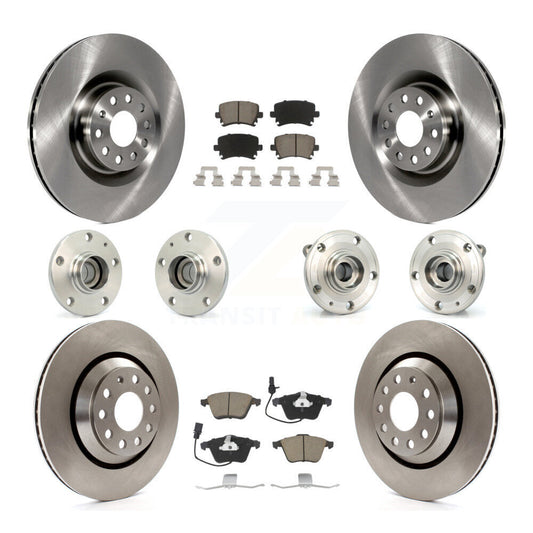 [Avant + Arrière] Kit d'ensemble roulement de roue et moyeu pour Volkswagen Passat CC Golf R KBB-119116