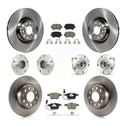 [Avant + Arrière] Kit d'ensemble roulement de roue et moyeu pour 2006-2007 Volkswagen Passat FWD avec Naturally Aspirated KBB-119123