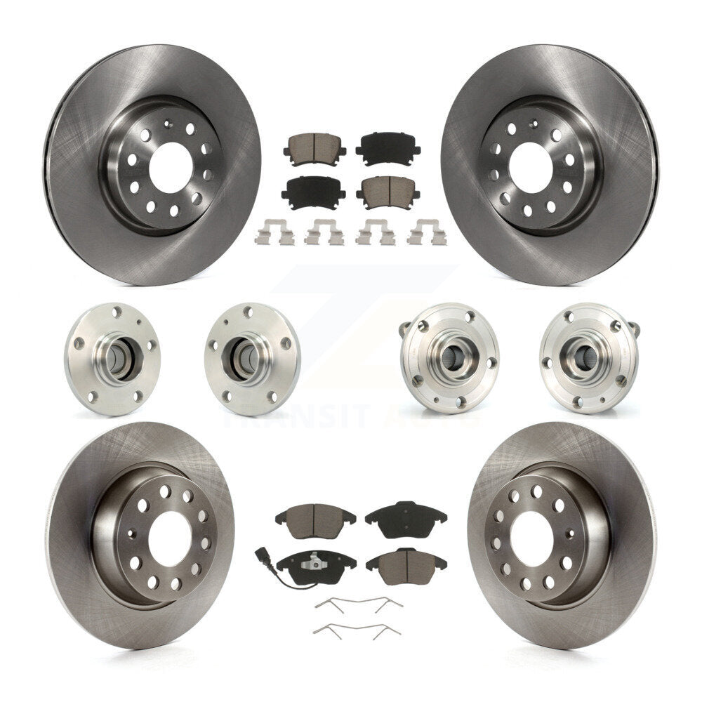 [Avant + Arrière] Kit d'ensemble roulement de roue et moyeu pour Volkswagen Passat Eos KBB-119124
