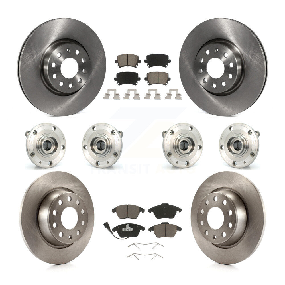 [Avant + Arrière] Kit d'ensemble roulement de roue et moyeu pour Volkswagen Passat Audi A3 Quattro KBB-119125